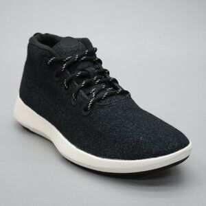 Allbirds Mens 12 WRUM Wool Runner Up Mizzles Black Charcoal High-top Shoes Boots